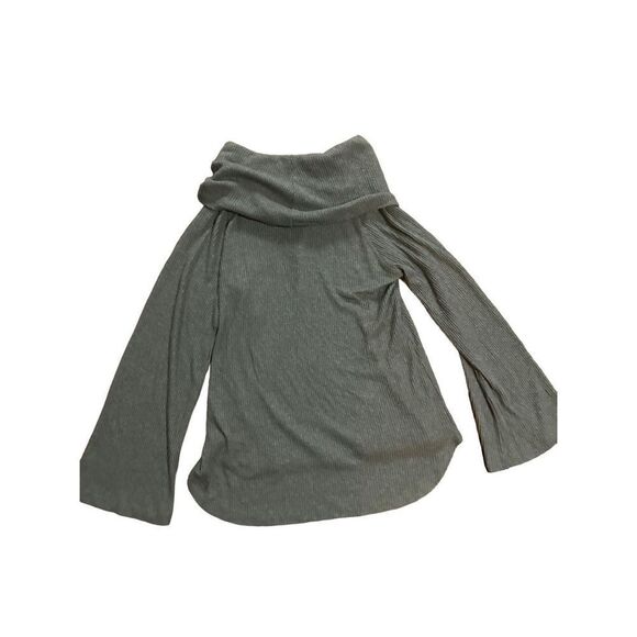 Anthropologie Maeve Maurisa Cowlneck Thermal Sweater XS Olive green - Picture 4 of 7